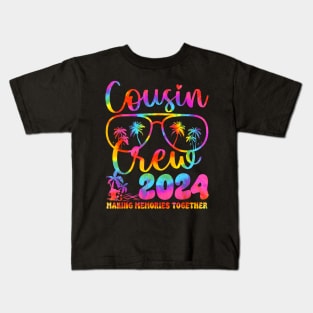 Cousin Crew 2024 Summer Vacation Beach Family Trips Matching Kids T-Shirt